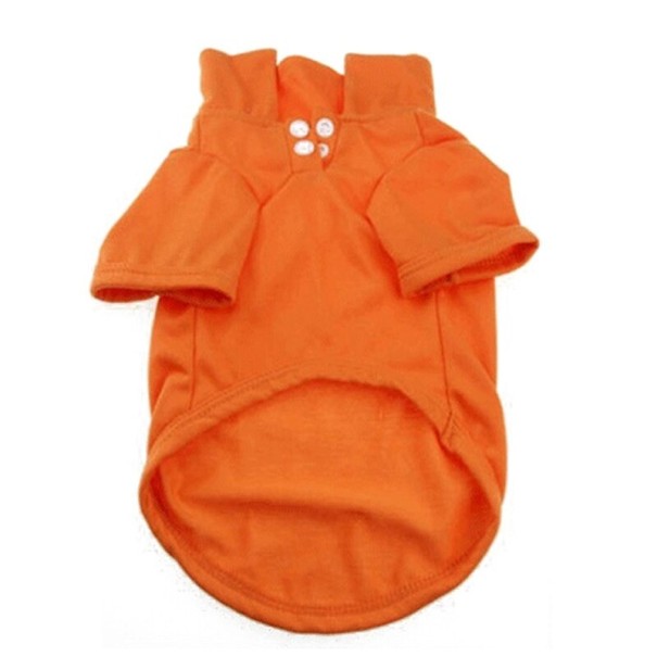 Tričko pro psy oranžová L