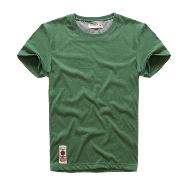 Tricou bărbați T2128 verde inchis XS