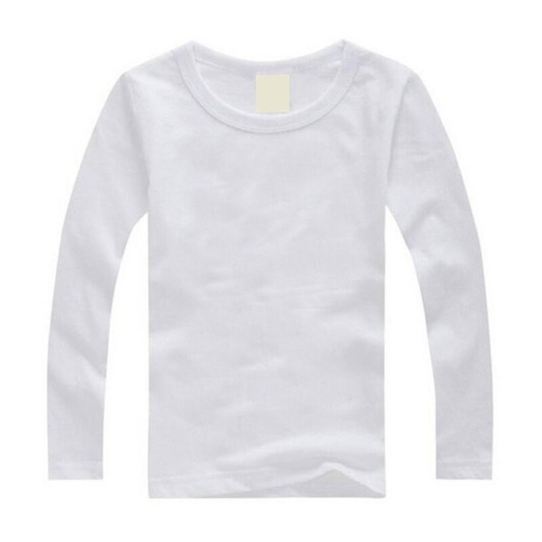 Tricou cu mânecă lungă pentru copii B1534 alb 3