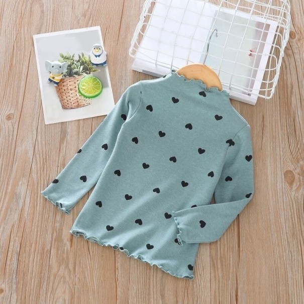 Tricou cu mânecă lungă pentru fată B1473 vopsea cu kerosen 6