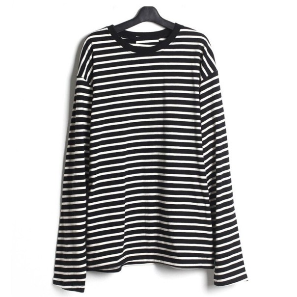 Tricou cu maneci lungi T2227 alb XS