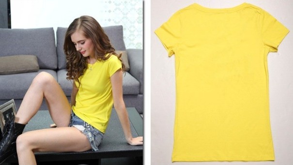 Tricou dama Merida J3269 galben M