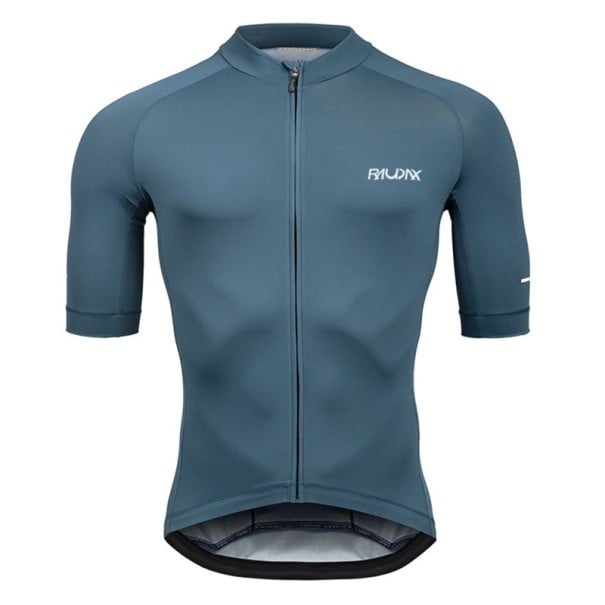 Tricou de ciclism cu mânecă scurtă și fermoar pentru ciclism, sport și activități în aer liber unisex turcoaz XXL