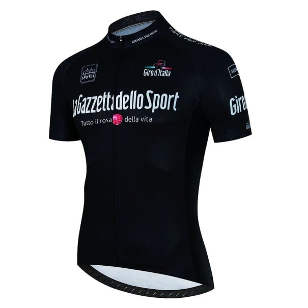 Tricou de ciclism pentru bărbați cu mânecă scurtă și fermoar, 3 buzunare pe spate, material ușor, pentru ciclism, sport și activități recreative negru XL