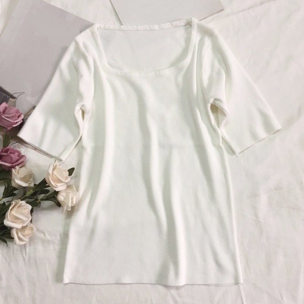 Tricou de damă A1322 alb M