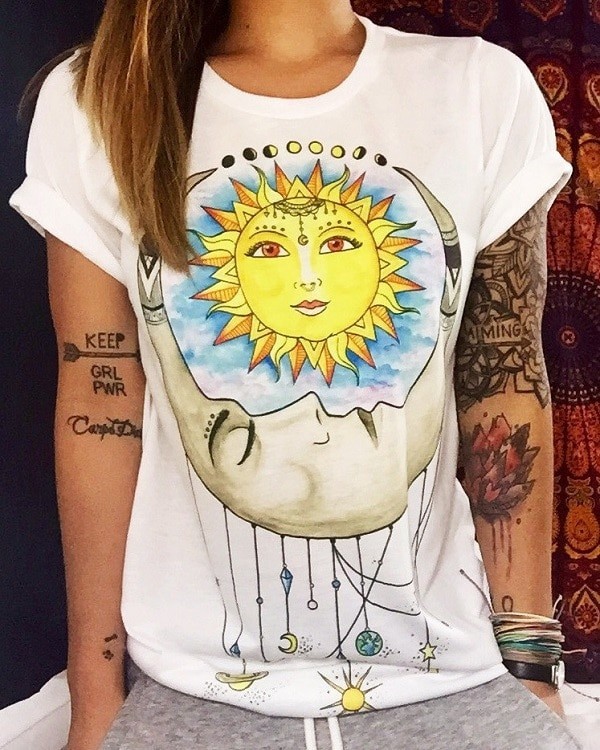Tricou de damă cu imprimeu A339 3XL 7