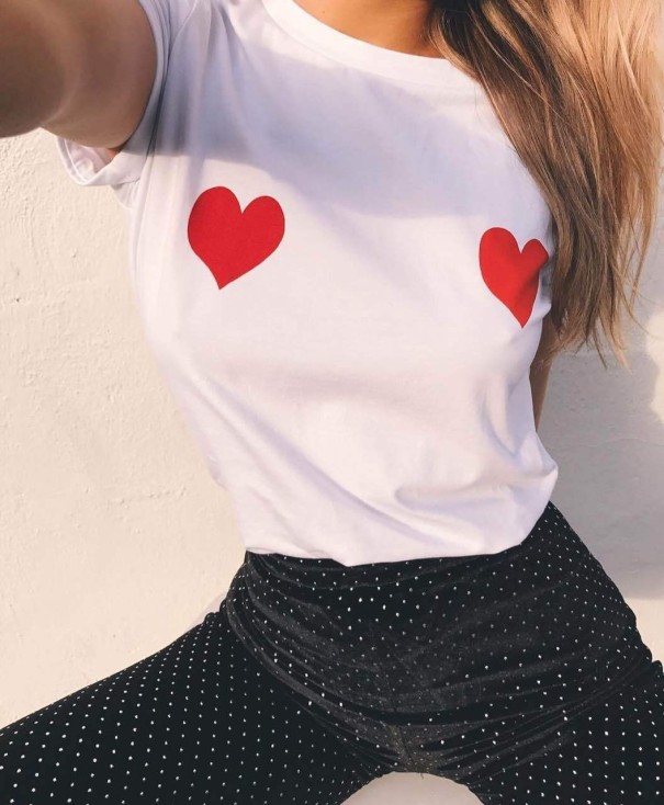 Tricou de damă cu imprimeu A386 S 3