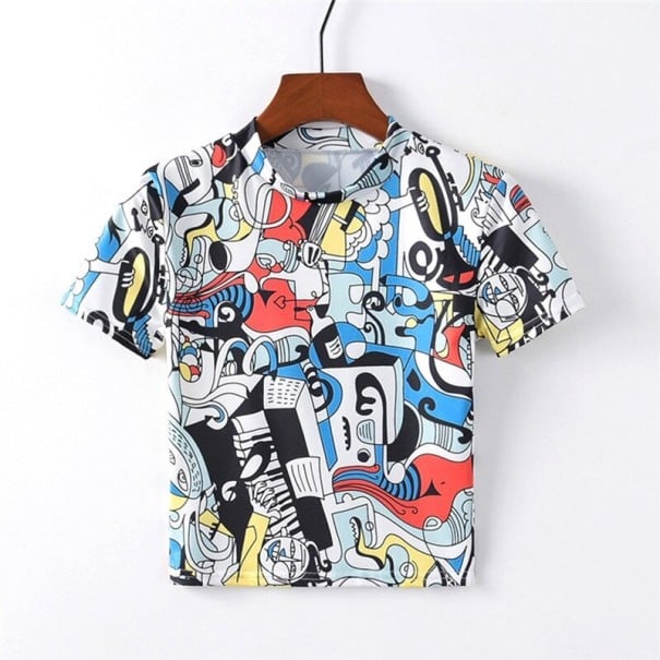 Tricou de damă cu imprimeu A997 S 10