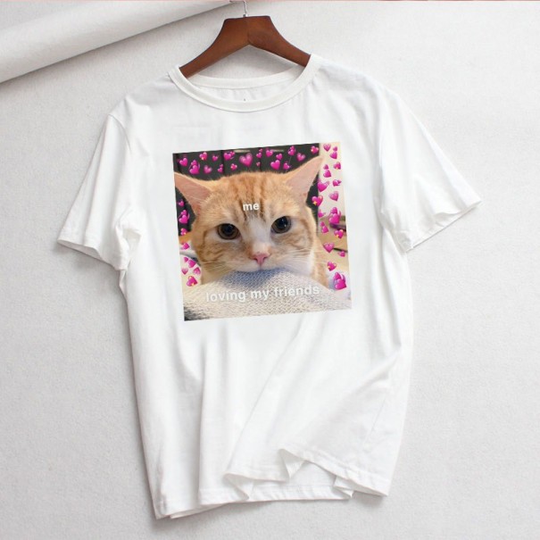 Tricou de damă cu imprimeu animal B332 XS 1