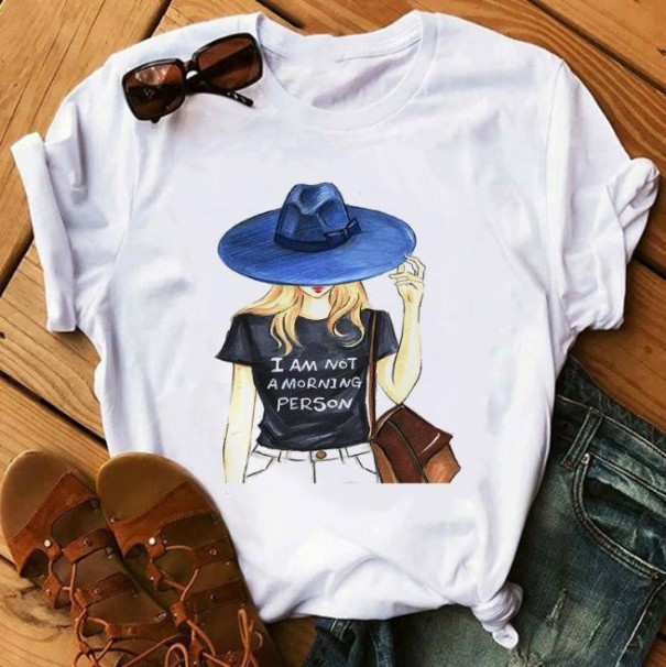 Tricou de damă cu imprimeu B106 XXS 4