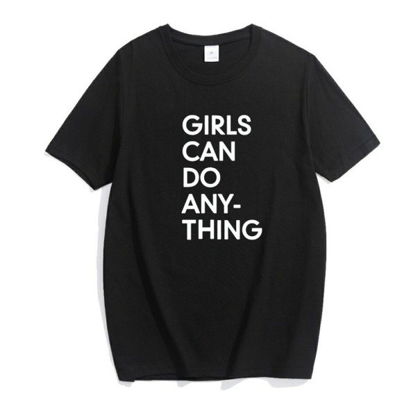 Tricou de damă cu imprimeu B157 negru S