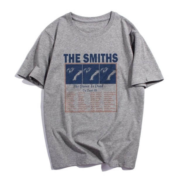 Tricou de damă cu imprimeu B161 gri XS