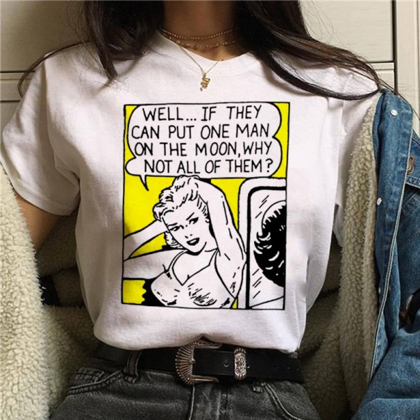 Tricou de damă cu imprimeu B77 S 4