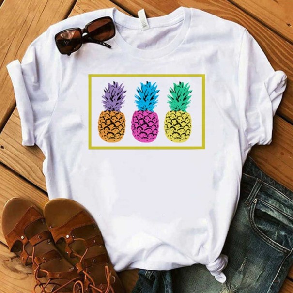 Tricou de damă cu imprimeu de fructe L 22