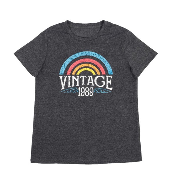 Tricou de damă cu imprimeu vintage S