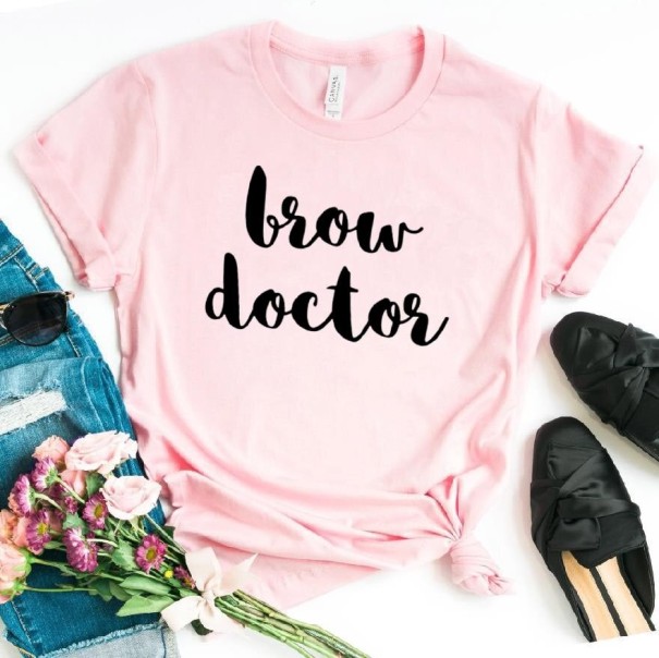 Tricou de damă cu inscripția A344 roz XXL
