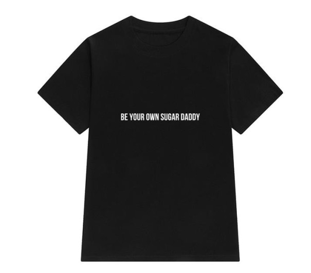 Tricou de damă cu inscripția A73 negru XXS