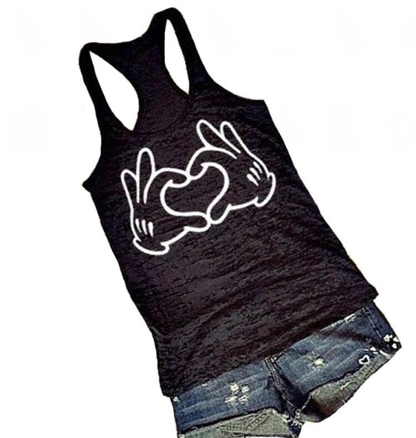 Tricou de damă cu spate decupat negru M