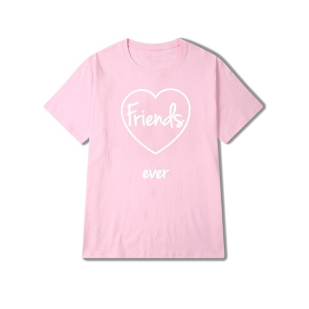 Tricou de damă pentru cei mai buni prieteni B306 roz M 2
