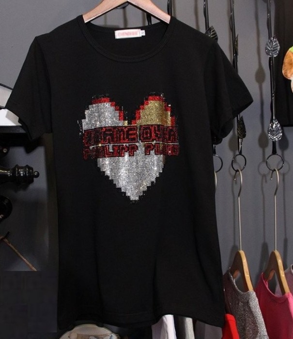 Tricou decorat pentru femei B311 XXL 3