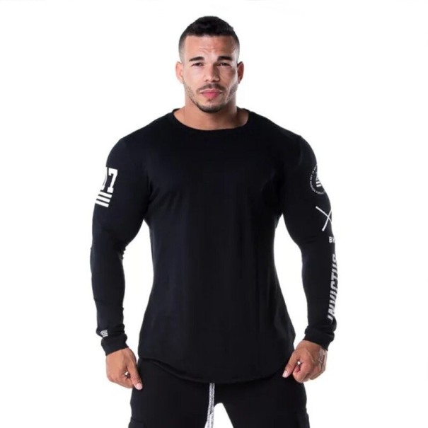 Tricou funcțional pentru bărbați F1771 negru L 2