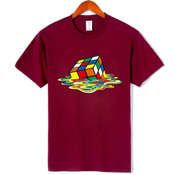 Tricou pentru bărbați T2042 burgundy L