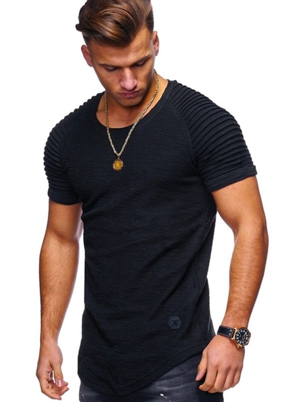 Tricou pentru bărbați T2053 negru M