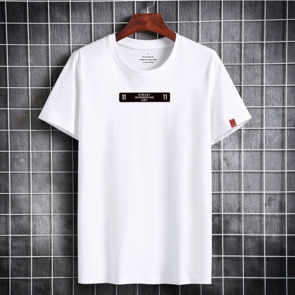 Tricou pentru bărbați T2085 alb XXL