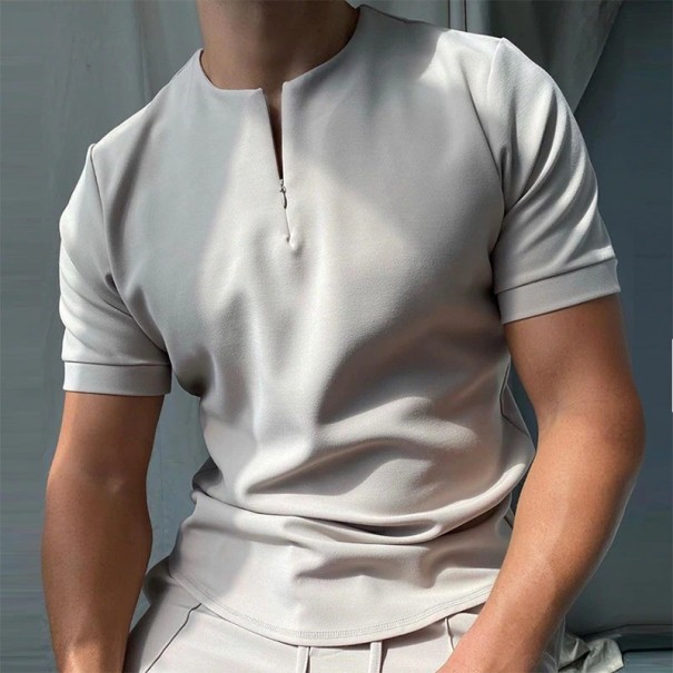 Tricou pentru bărbați T2093 bej XXL