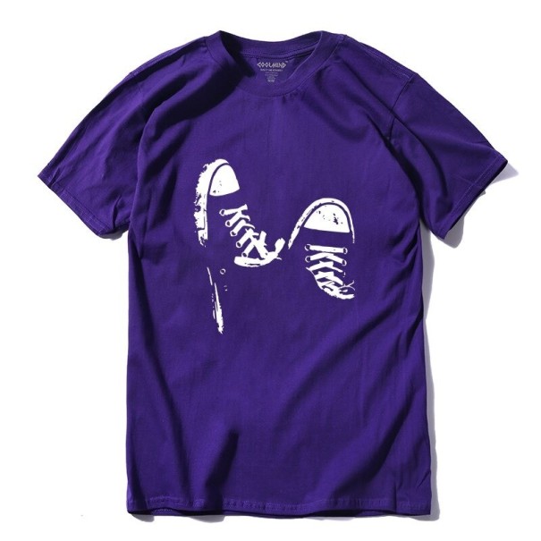 Tricou pentru bărbați T2095 violet închis S