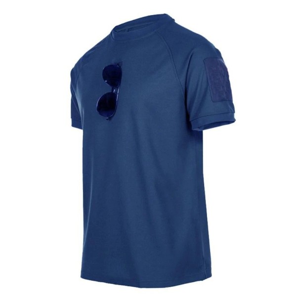 Tricou pentru bărbați T2106 albastru inchis XL