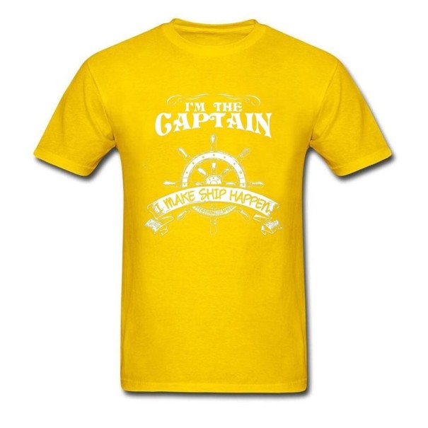 Tricou pentru bărbați T2153 galben XXS