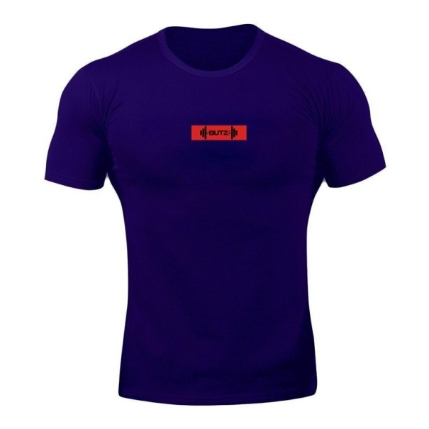 Tricou pentru bărbați T2174 albastru inchis M