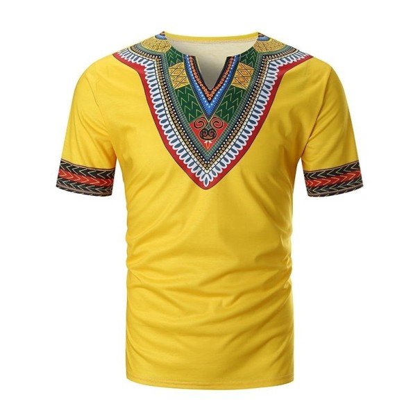 Tricou pentru bărbați T2175 galben XL