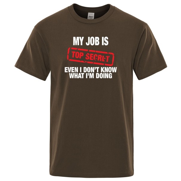 Tricou pentru bărbați T2193 cafea XS 2
