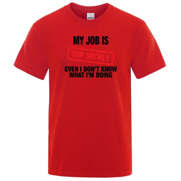 Tricou pentru bărbați T2193 roșu M 1