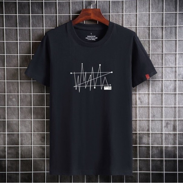 Tricou pentru bărbați T2217 negru XL