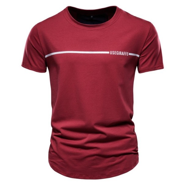 Tricou pentru bărbați T2236 burgundy M