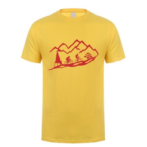 Tricou pentru bărbați T2240 galben S