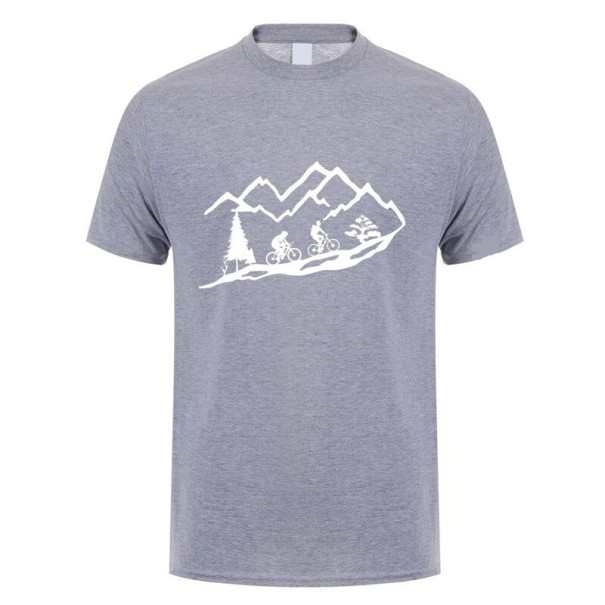 Tricou pentru bărbați T2240 gri L