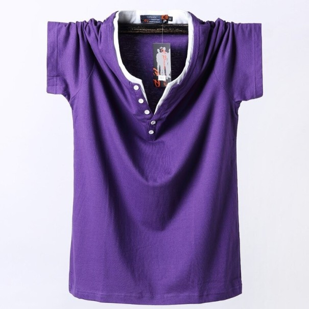 Tricou pentru bărbați T2241 violet 4XL