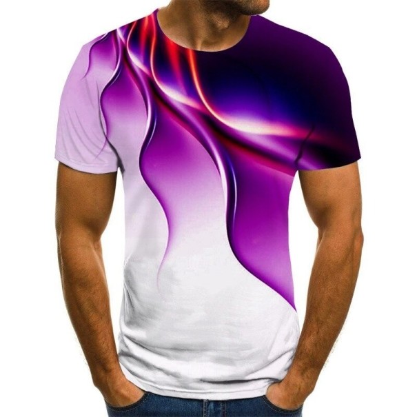 Tricou pentru bărbați T2250 violet 3XL