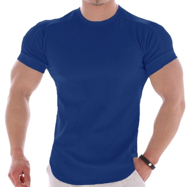 Tricou pentru bărbați T2252 albastru M