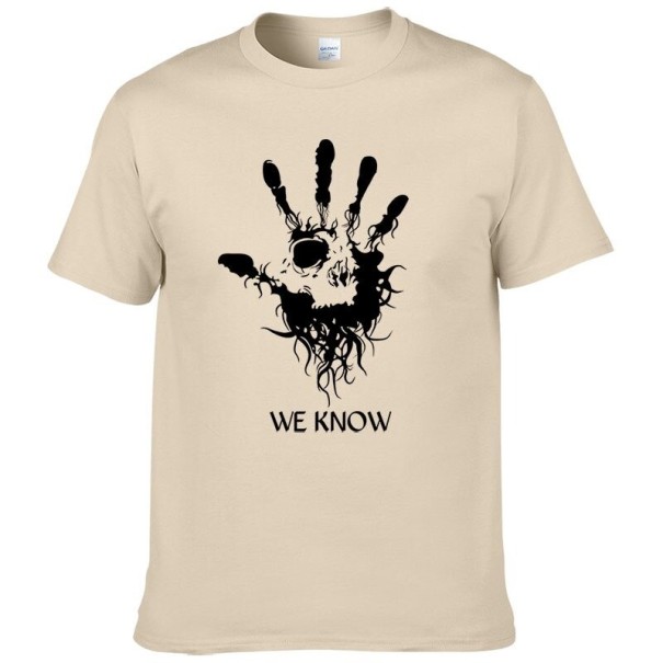 Tricou pentru bărbați T2263 bej XL