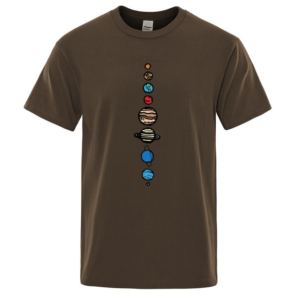 Tricou pentru bărbați T2268 cafea XL