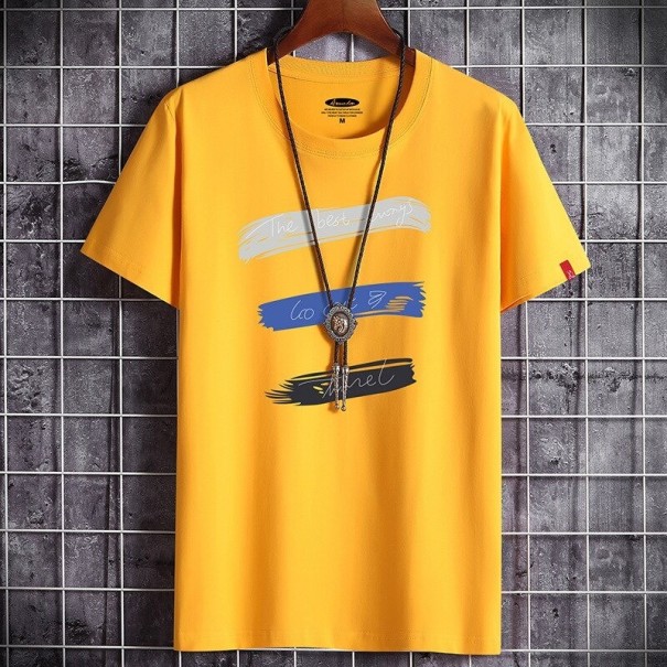 Tricou pentru bărbați T2283 galben XXS