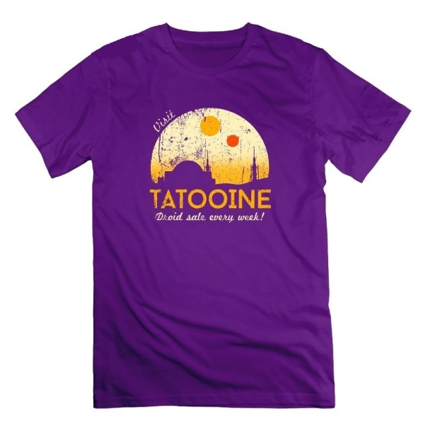 Tricou pentru bărbați T2299 violet L