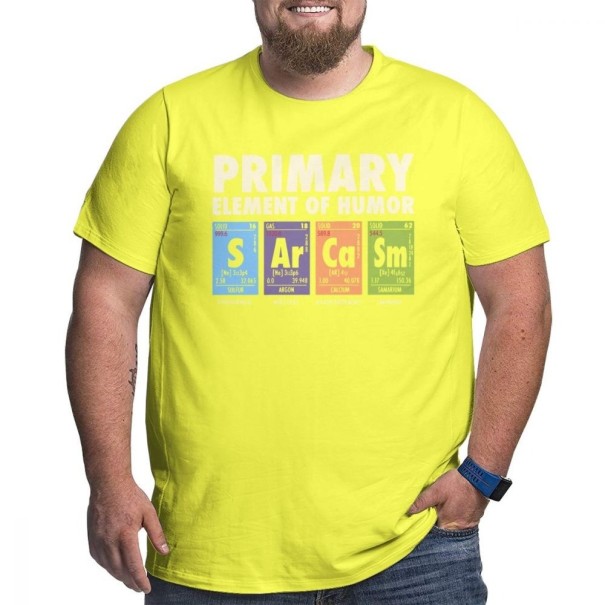 Tricou pentru bărbați T2303 galben XL