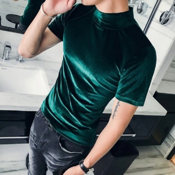 Tricou pentru bărbați T2310 verde inchis XS