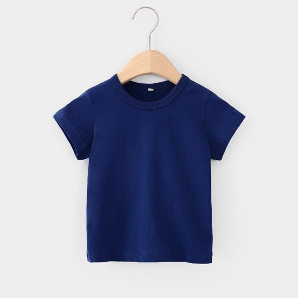 Tricou pentru copii B1411 albastru inchis 4